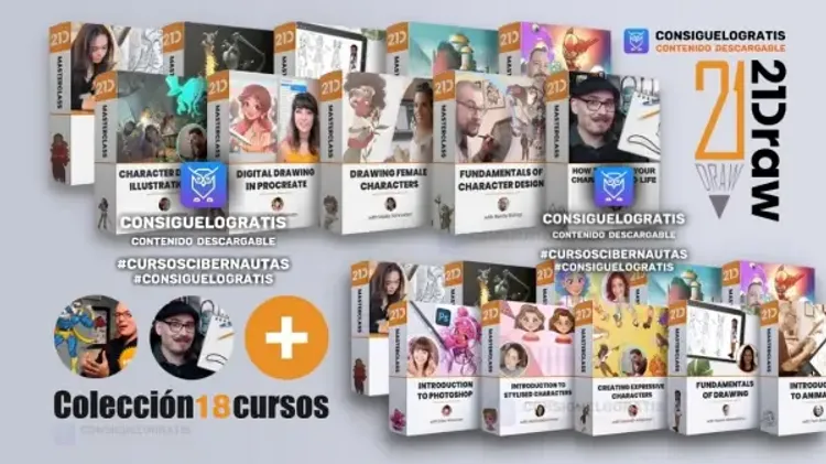 Pack Cursos: 21 Draw - Colección 18 cursos | Download